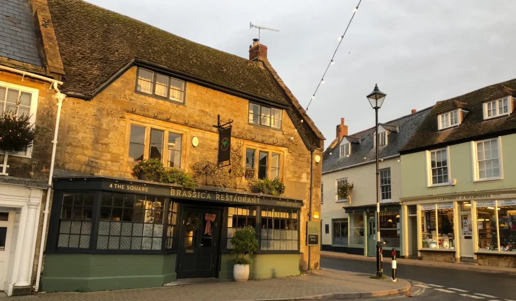 Beaminster is a charming small town in West Dorset, nestled in a picturesque valley surrounded by rolling hills and lush countryside.